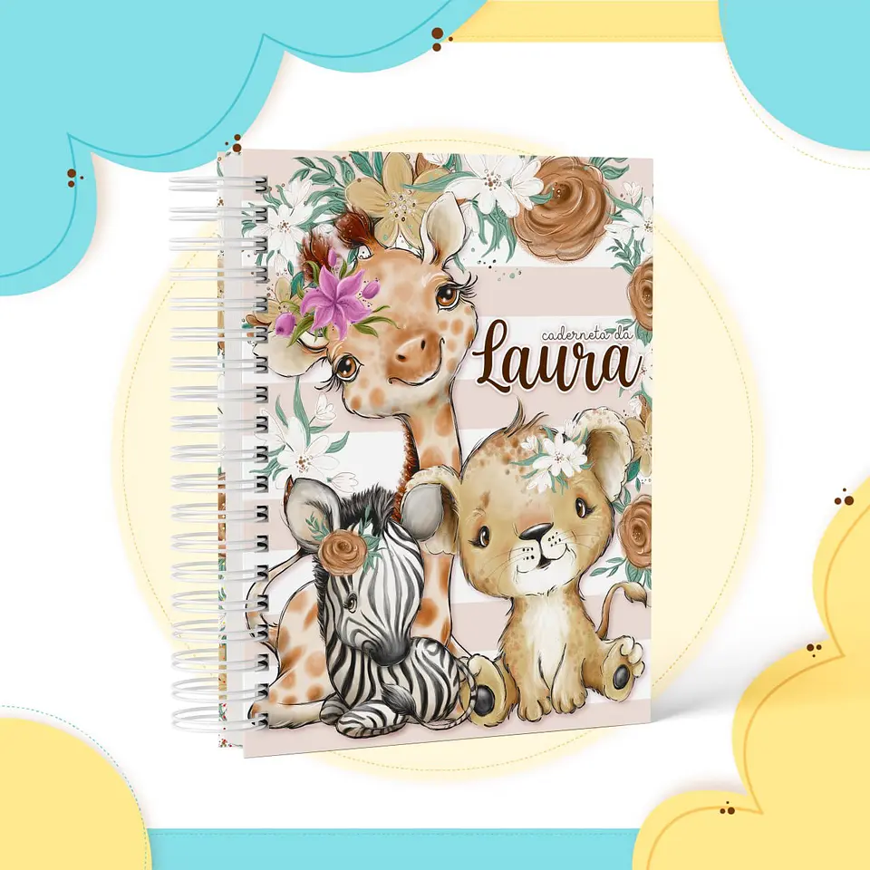 Capas Cadernetas Safari - SOMENTE CAPAS 15