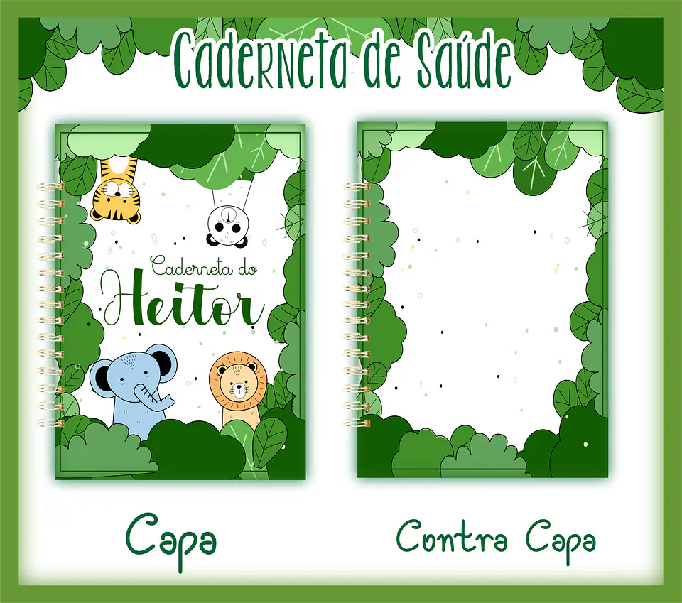 Capas Cadernetas Safari - SOMENTE CAPAS 19