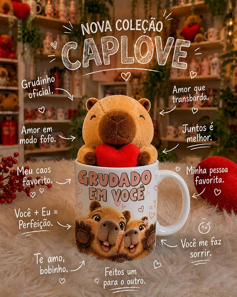 Coleção CapLove Namorados 2026