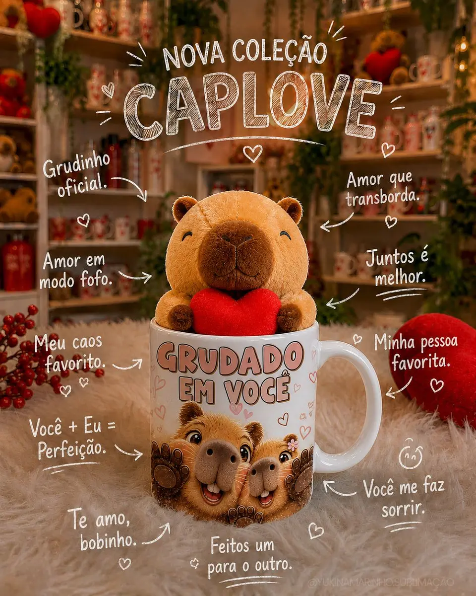 Coleção CapLove Namorados 2026 2