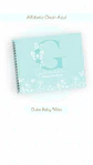 Caderneta e Livro do bebe Alfabeto Clean Borboleta Azul - Thumbnail 12