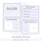 Caderneta e Livro do bebe Alfabeto Clean Borboleta Lilás - Thumbnail 13