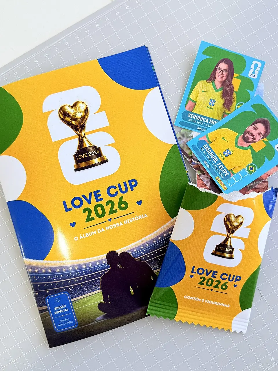Álbum Love Cup 2026 (FIGURINHAS DA COPA) Dia dos Namorados 2026 7