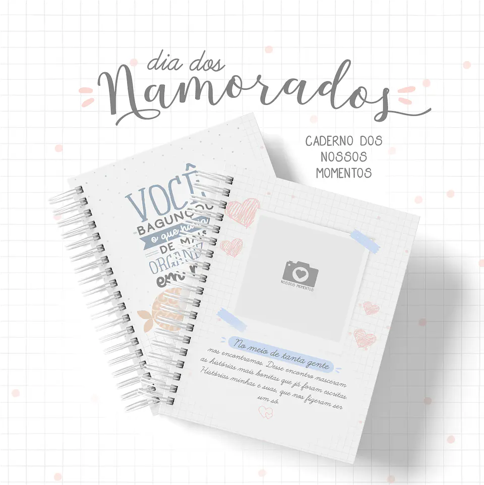 Caderno dos Nossos Momentos - Dia dos Namorados 2