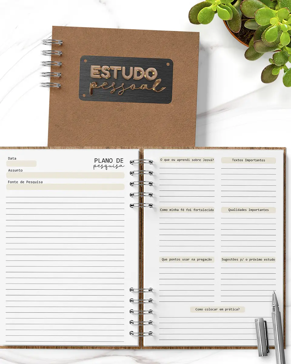Arquivo Caderno Estudo Pessoal JW Masculino 5
