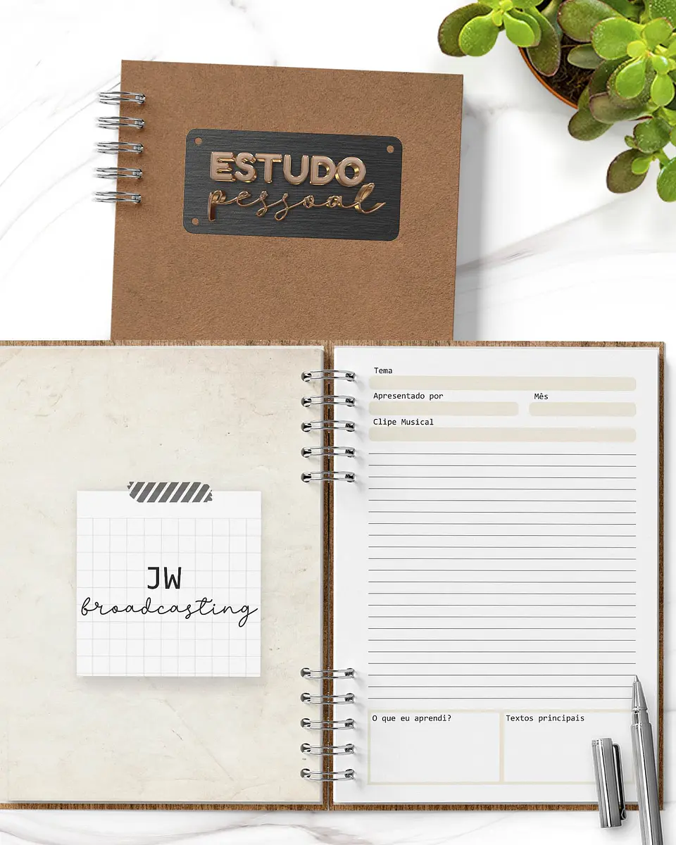 Arquivo Caderno Estudo Pessoal JW Masculino 9