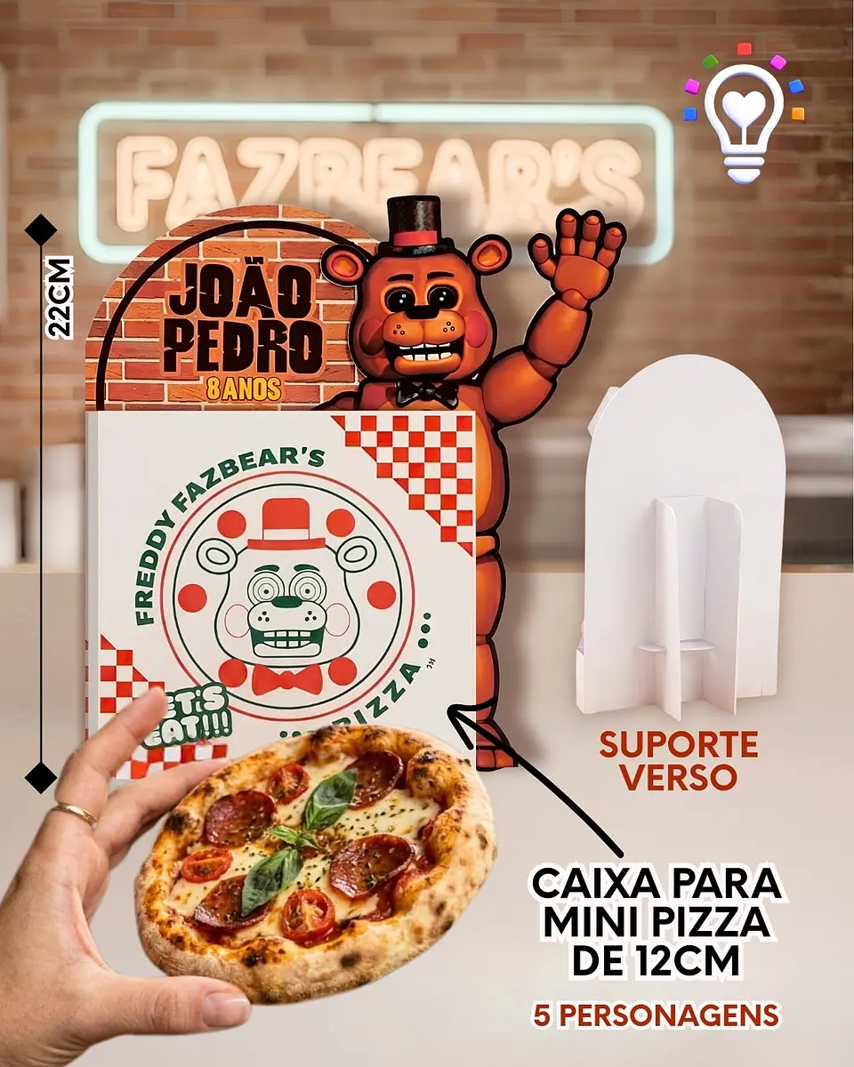 DISPLAY CENTRO DE MESA Five Nights at Freddy’s 1