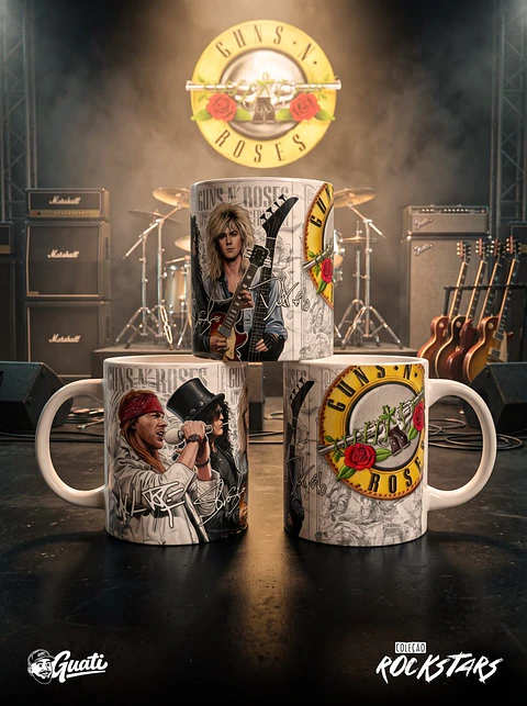Arte Canecas Rockstars Vol. 1