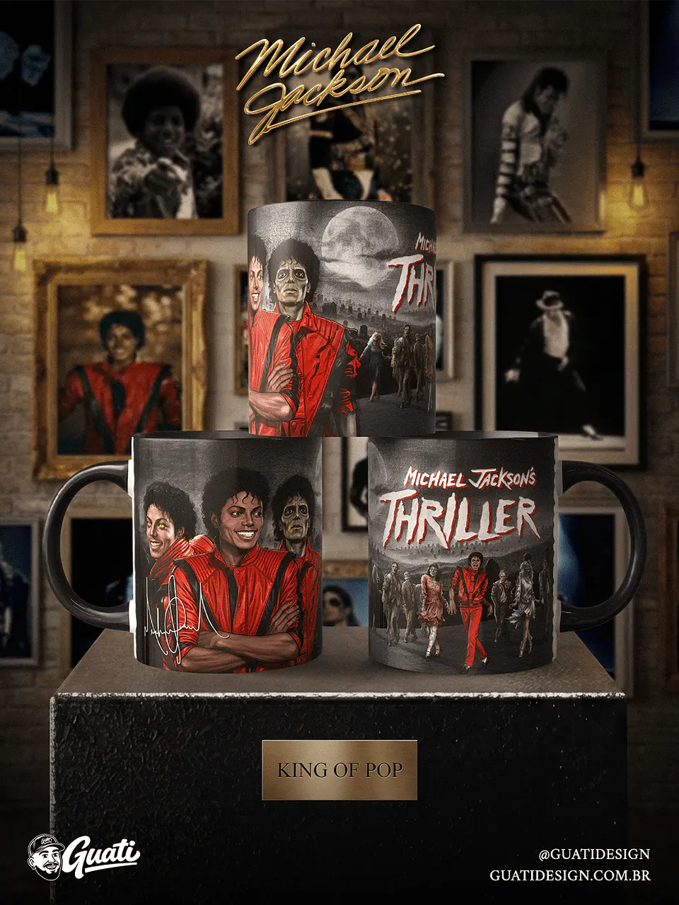 Arte Canecas Michael Forever 3