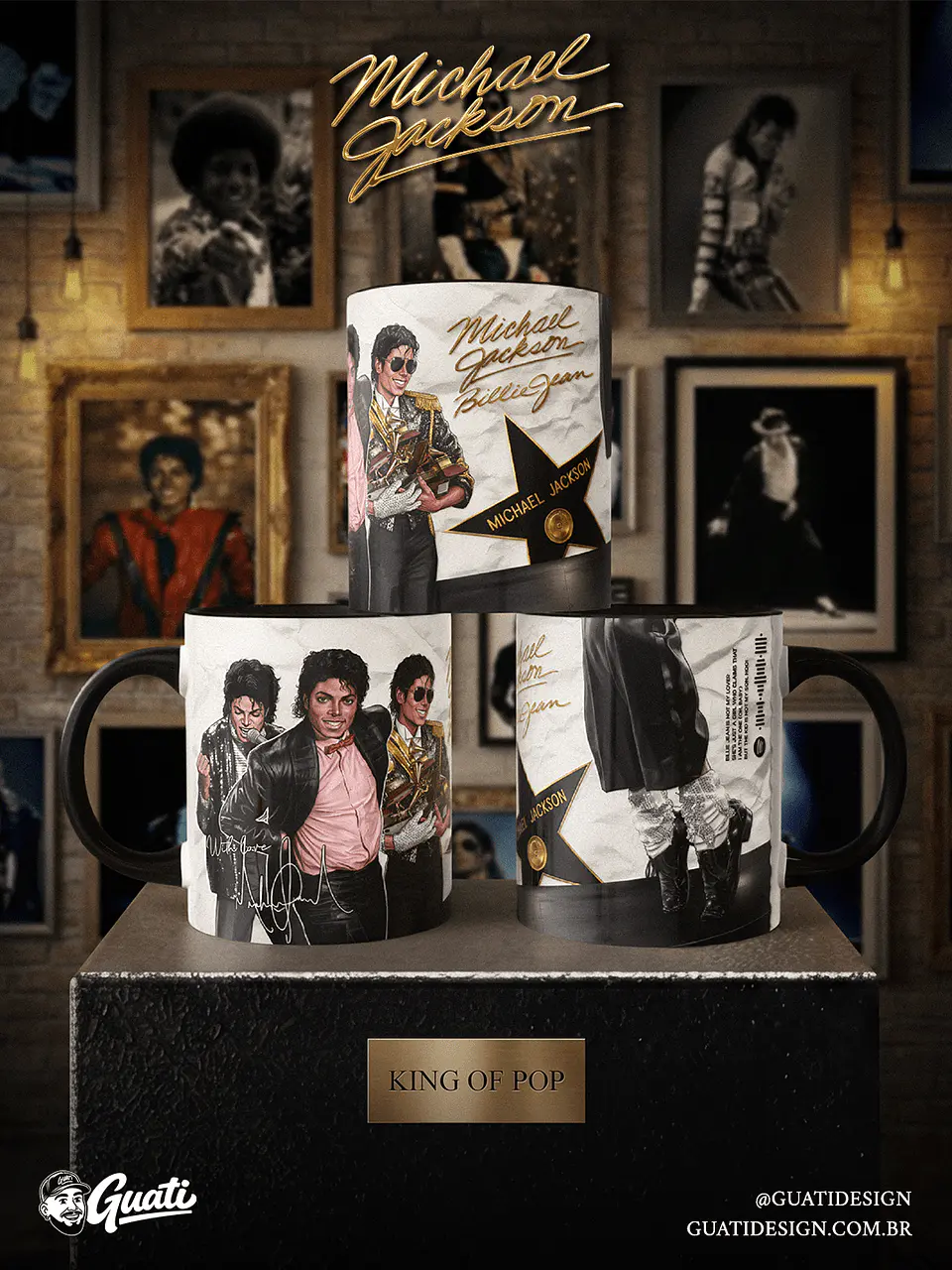 Arte Canecas Michael Forever 4