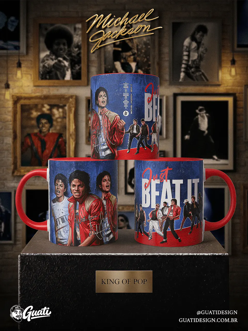 Arte Canecas Michael Forever 5