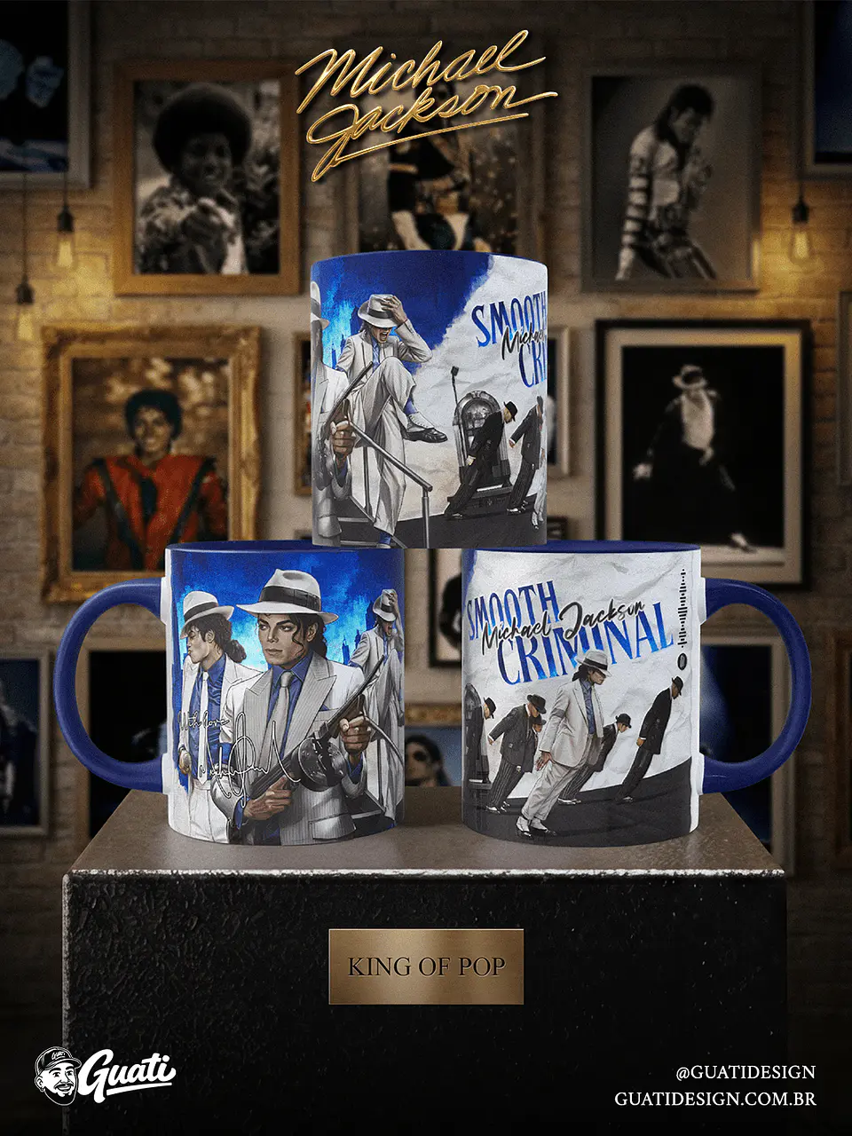 Arte Canecas Michael Forever 6