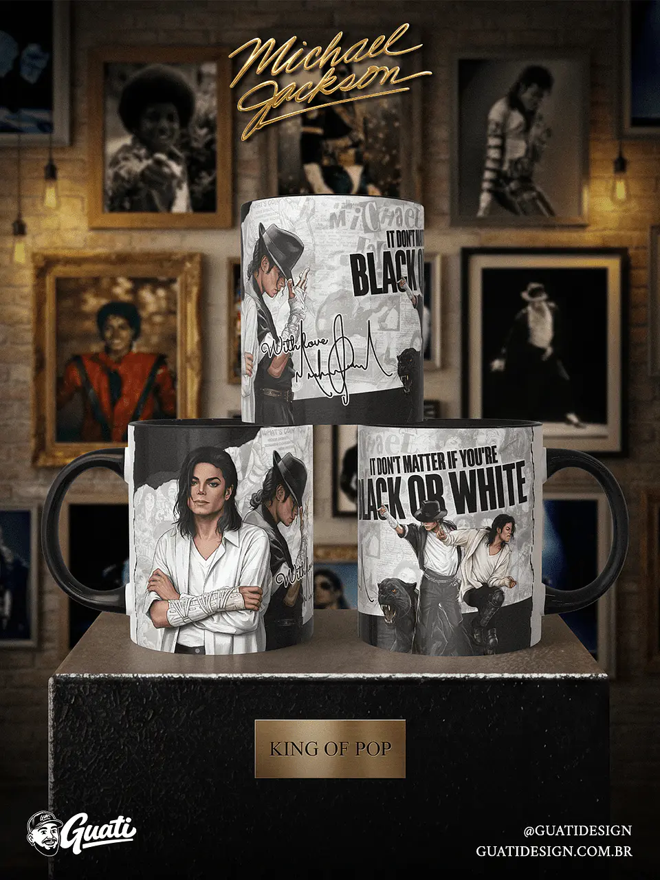 Arte Canecas Michael Forever 9