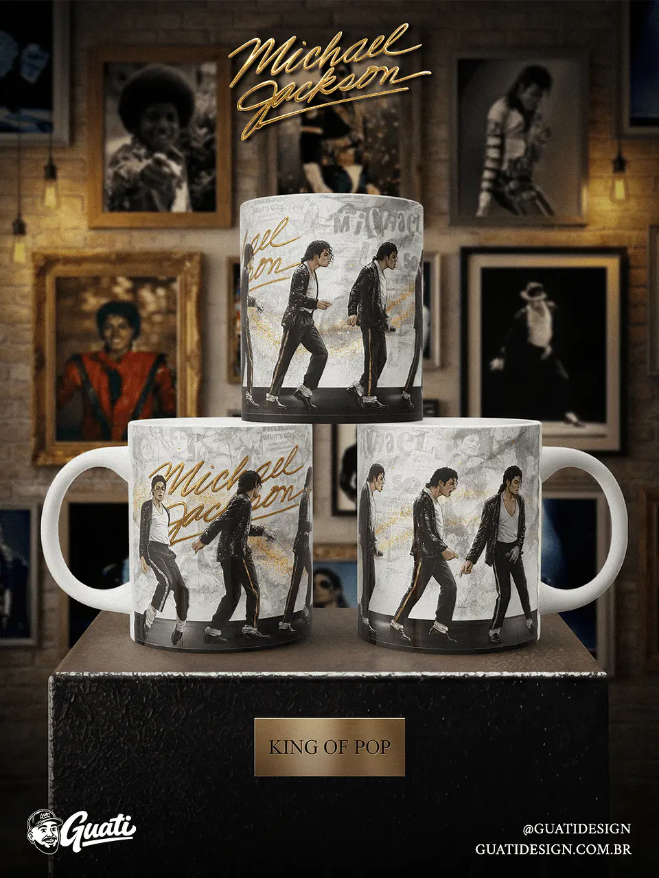 Arte Canecas Michael Forever 12