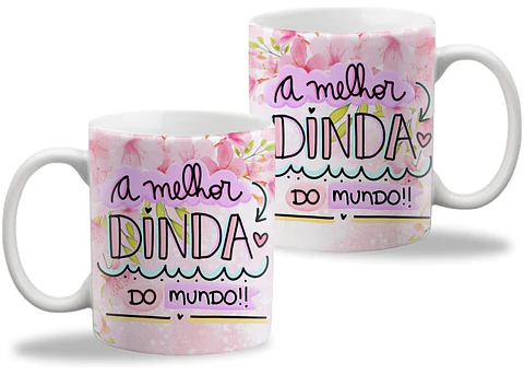 Arquivo Digital Sublimação Dindo e Dindas