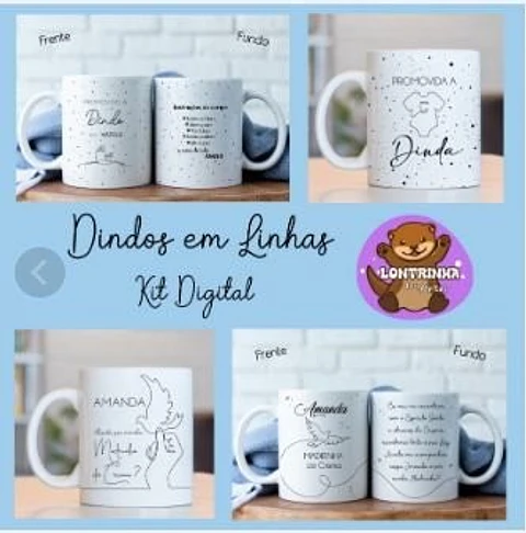 Arquivo Digital Pack Dindos em Linhas