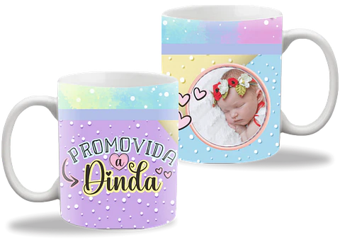 Arquivo Digital Pack Sublimação Padrinho e Dindo