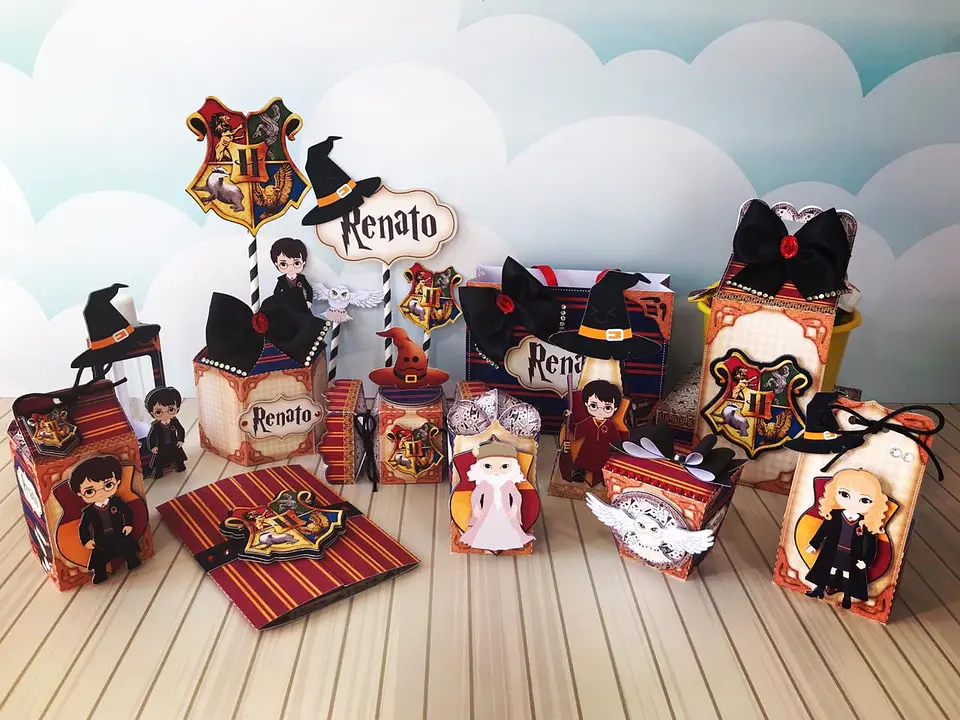 Arquivo de Corte Kit Festa Harry Potter 1