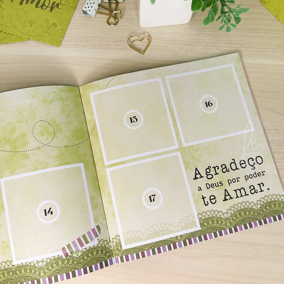 Arquivo de Corte Álbum Proposito Amor em Figurinhas 2