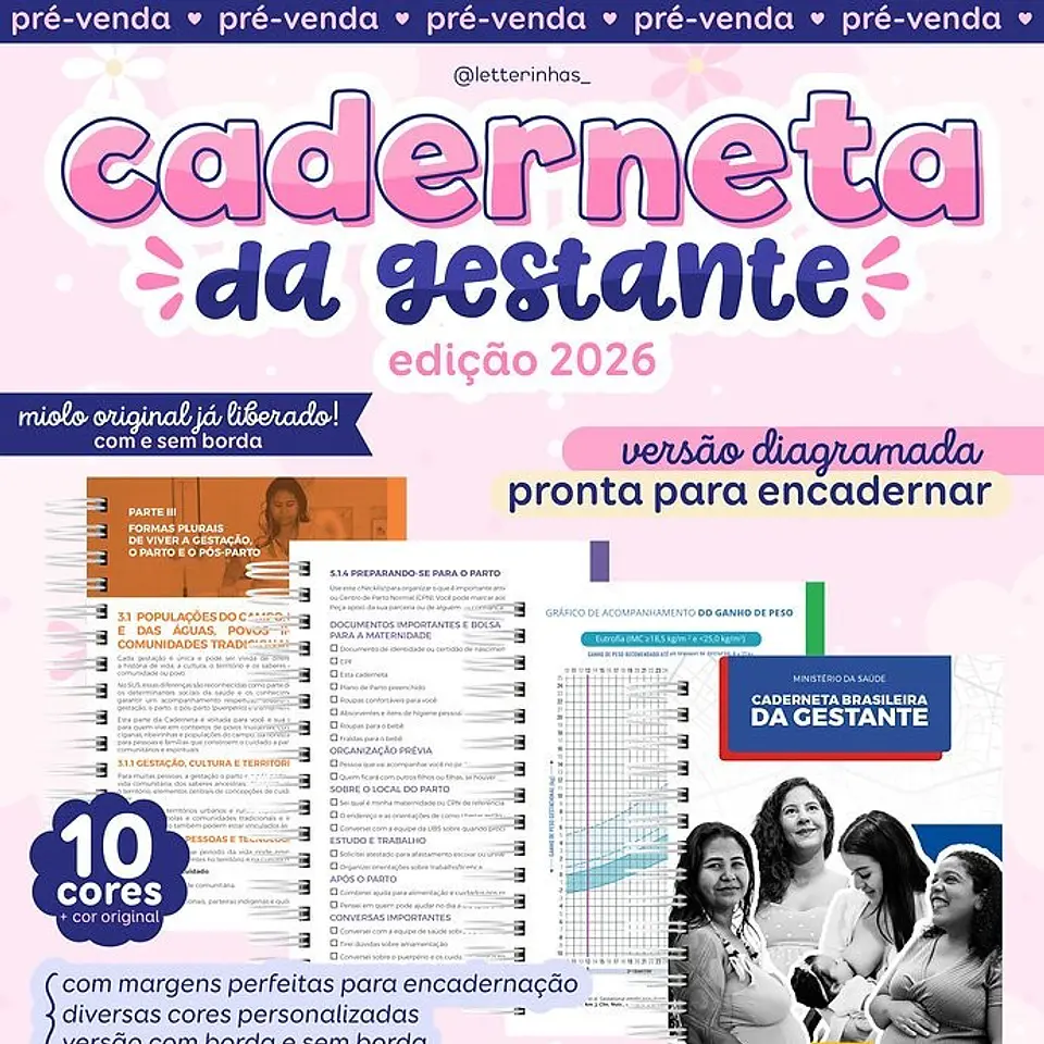 Arquivo Combo Cadernetas da Gestante 2026 1