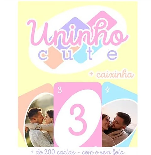 Uno Cute + Caixinha Namorados Arquivo Digital