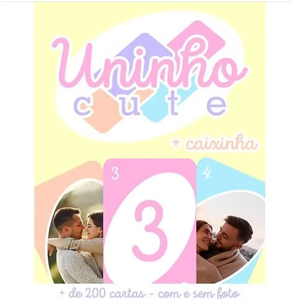 Uno Cute + Caixinha Namorados Arquivo Digital 1