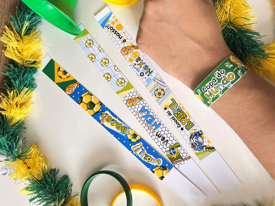 Arquivo de Corte Pulseiras Copa do Mundo 1