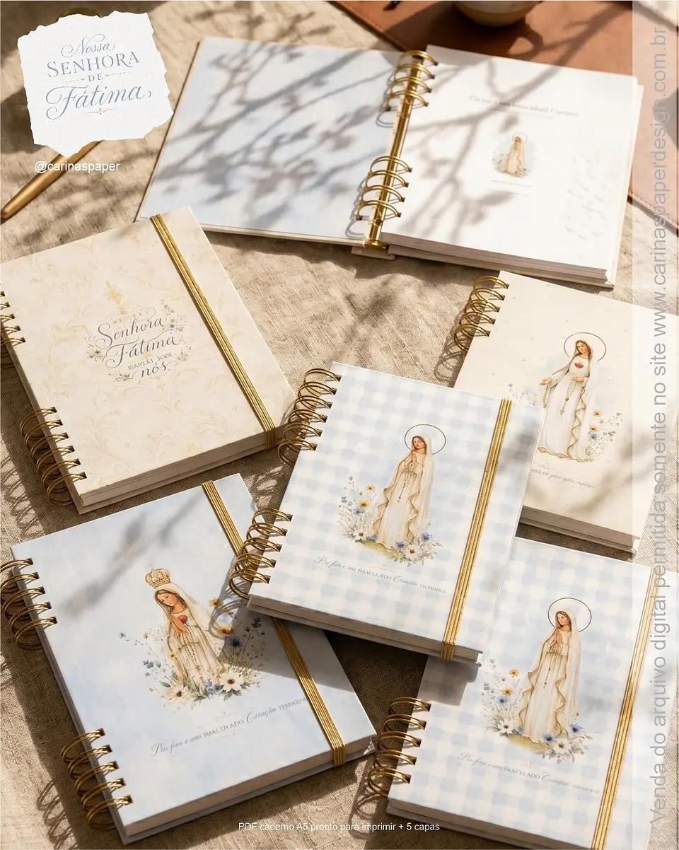 Arquivo Digital Caderno + Capas Nossa Senhora de Fátima 1