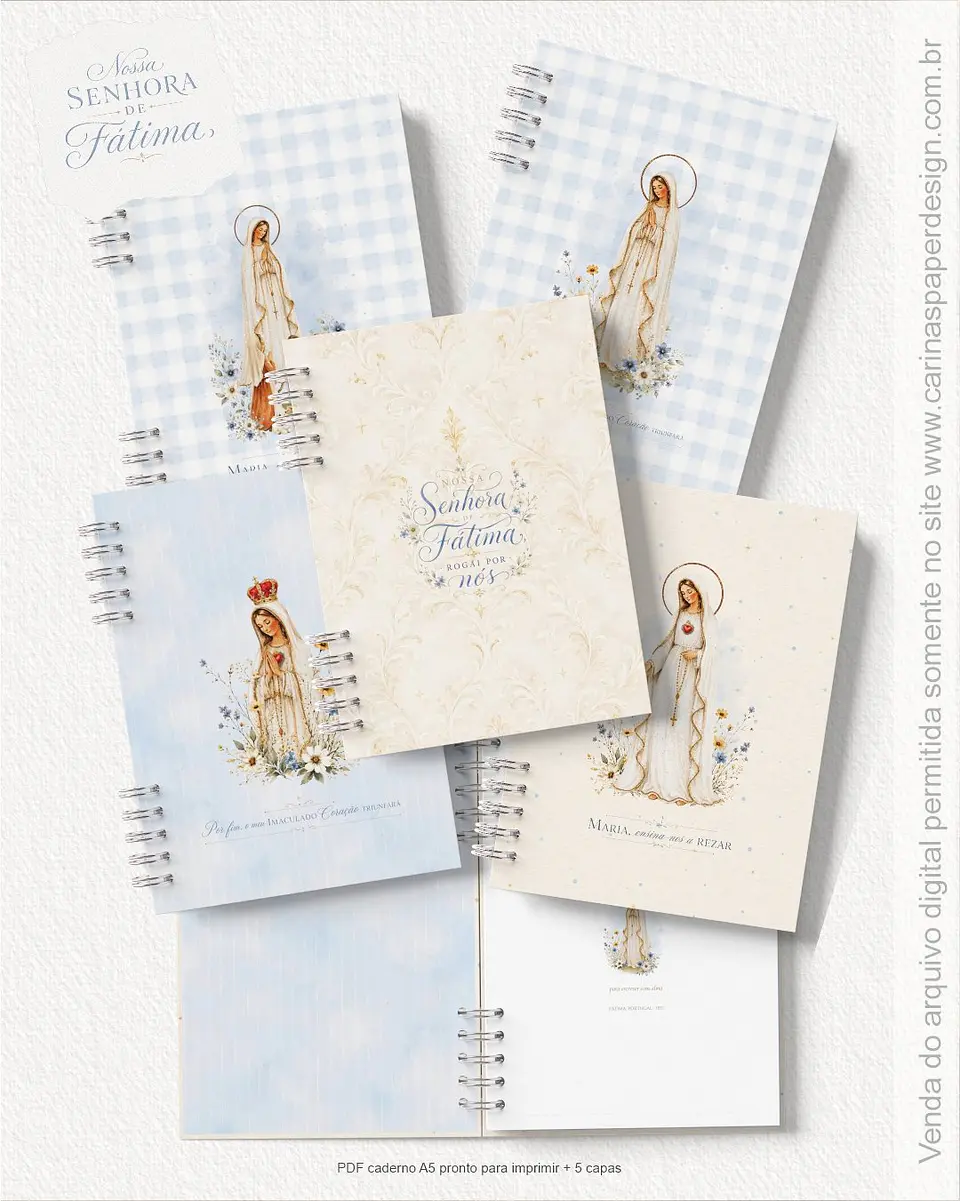 Arquivo Digital Caderno + Capas Nossa Senhora de Fátima 2