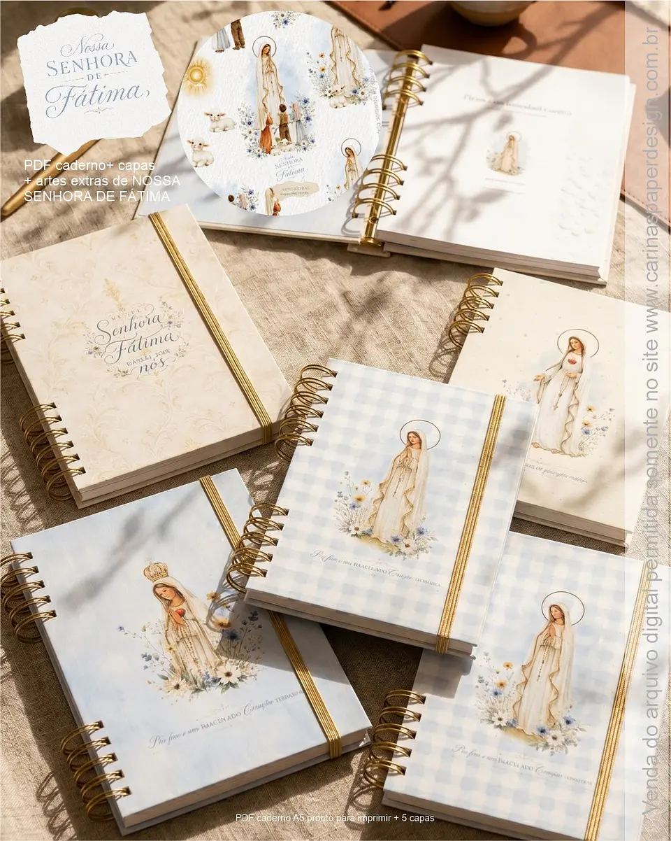Arquivo Digital Caderno + Capas Nossa Senhora de Fátima 4