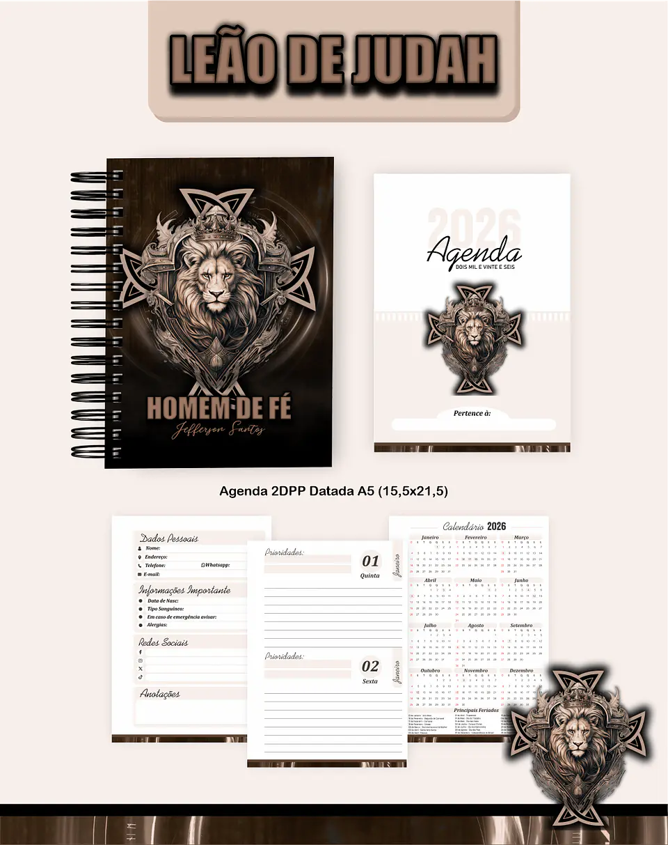 Leão de Judah – Agendas | Planners 2026 3