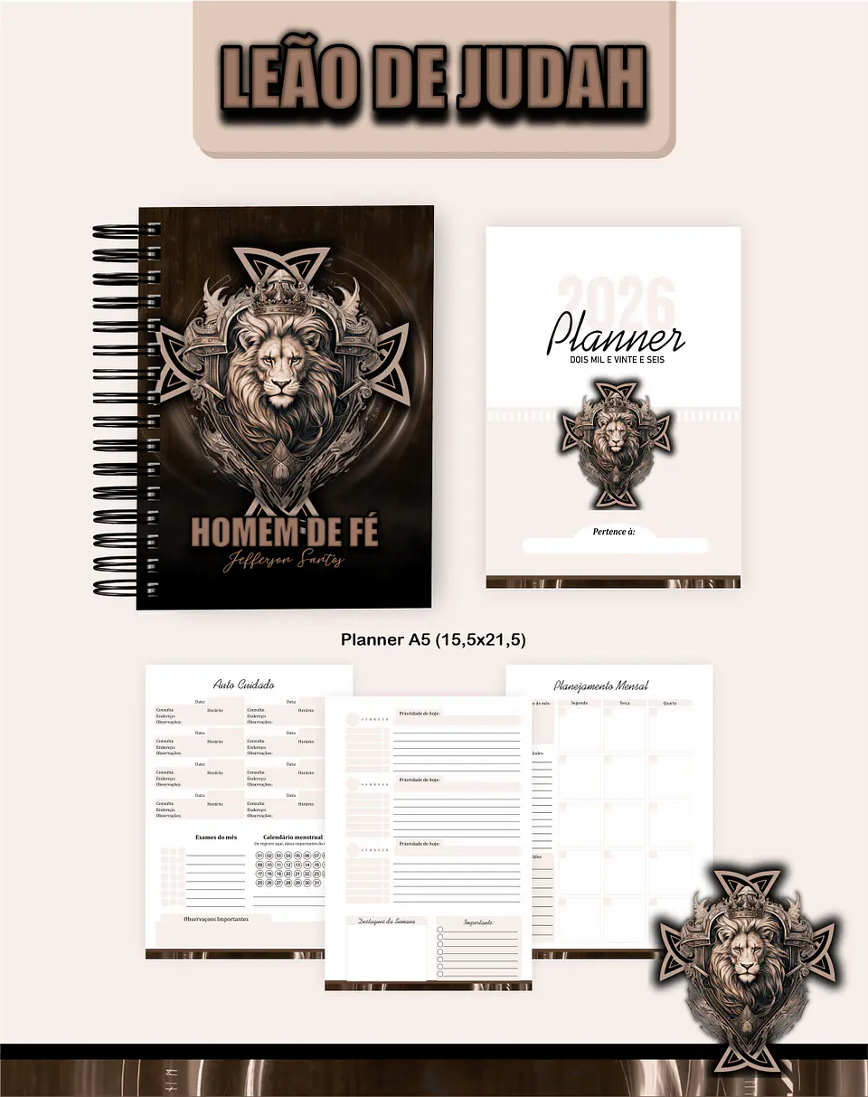 Leão de Judah – Agendas | Planners 2026 4