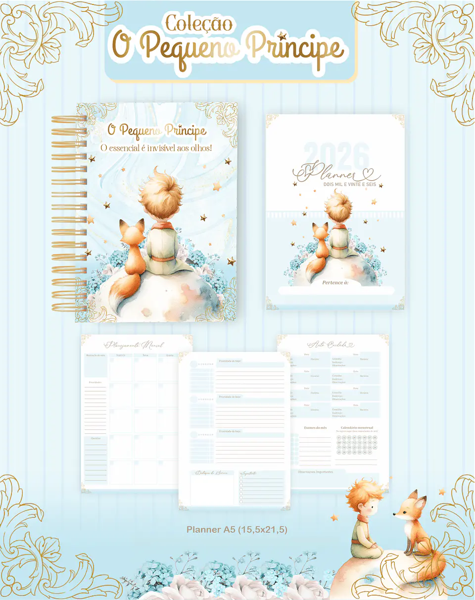 O Pequeno Principe – Agendas | Planners 2026 3