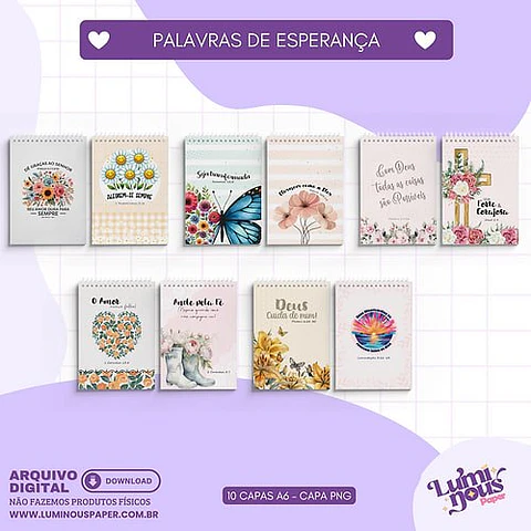 Arquivo Digital Coleção Palavras de Esperança (cadernos pautados)