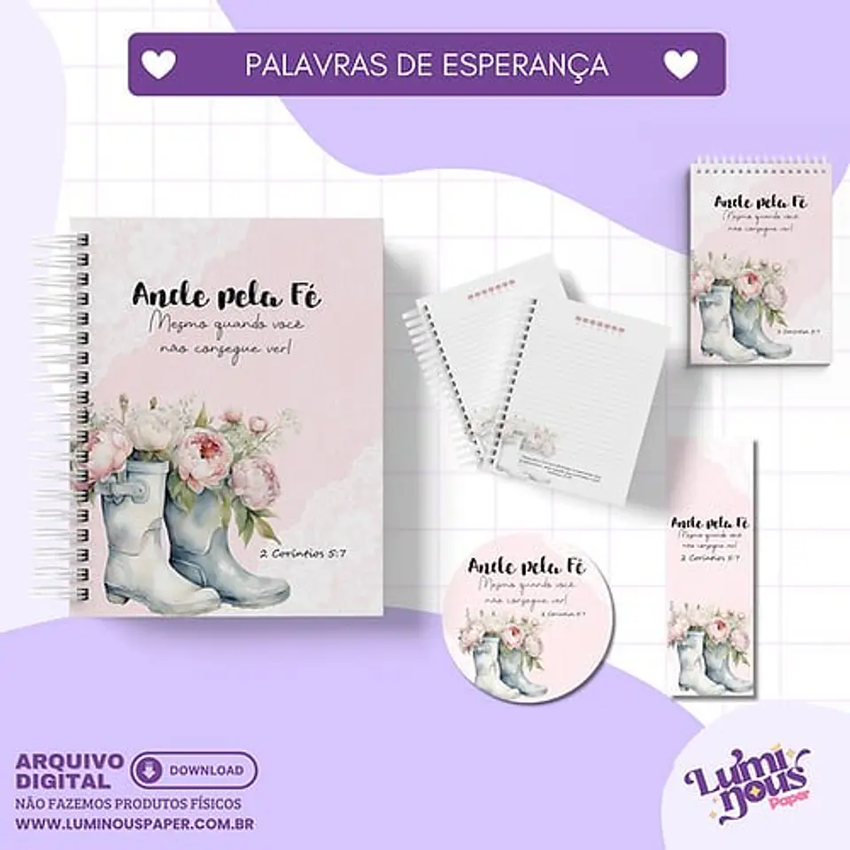 Arquivo Digital Coleção Palavras de Esperança (cadernos pautados) 13