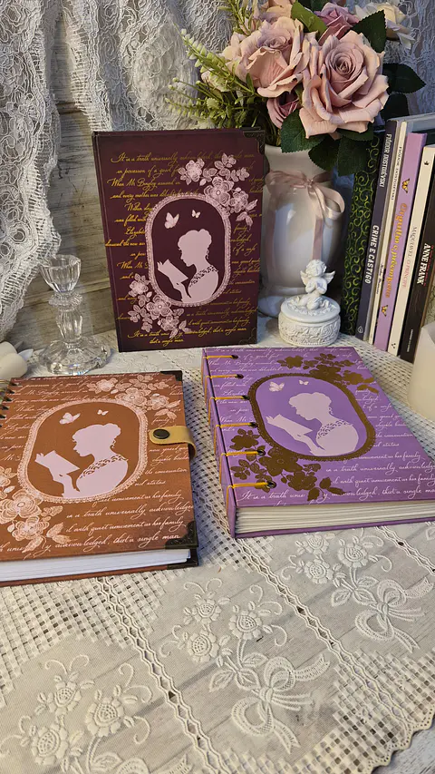 Diário de Leitura Coleção Laços e Rosas Costura