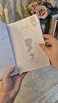 Diário de Leitura Coleção Laços e Rosas Costura - Thumbnail 19
