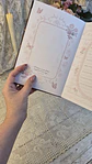 Diário de Leitura Coleção Laços e Rosas Costura - Thumbnail 20