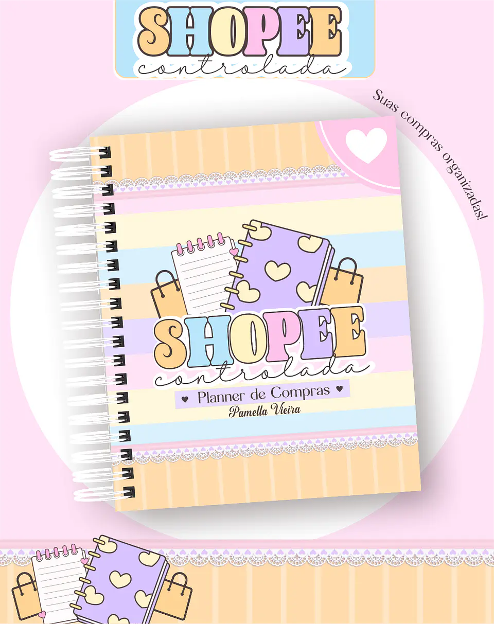 COMBO Planner Shopee Controlada Arquivo Digital 1