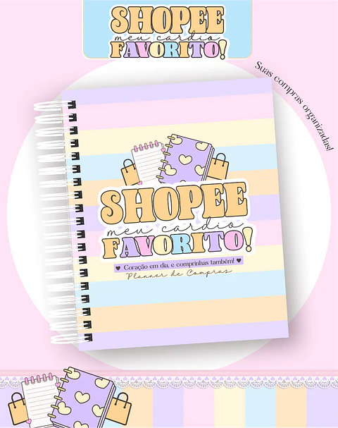 COMBO Planner Shopee Controlada Arquivo Digital