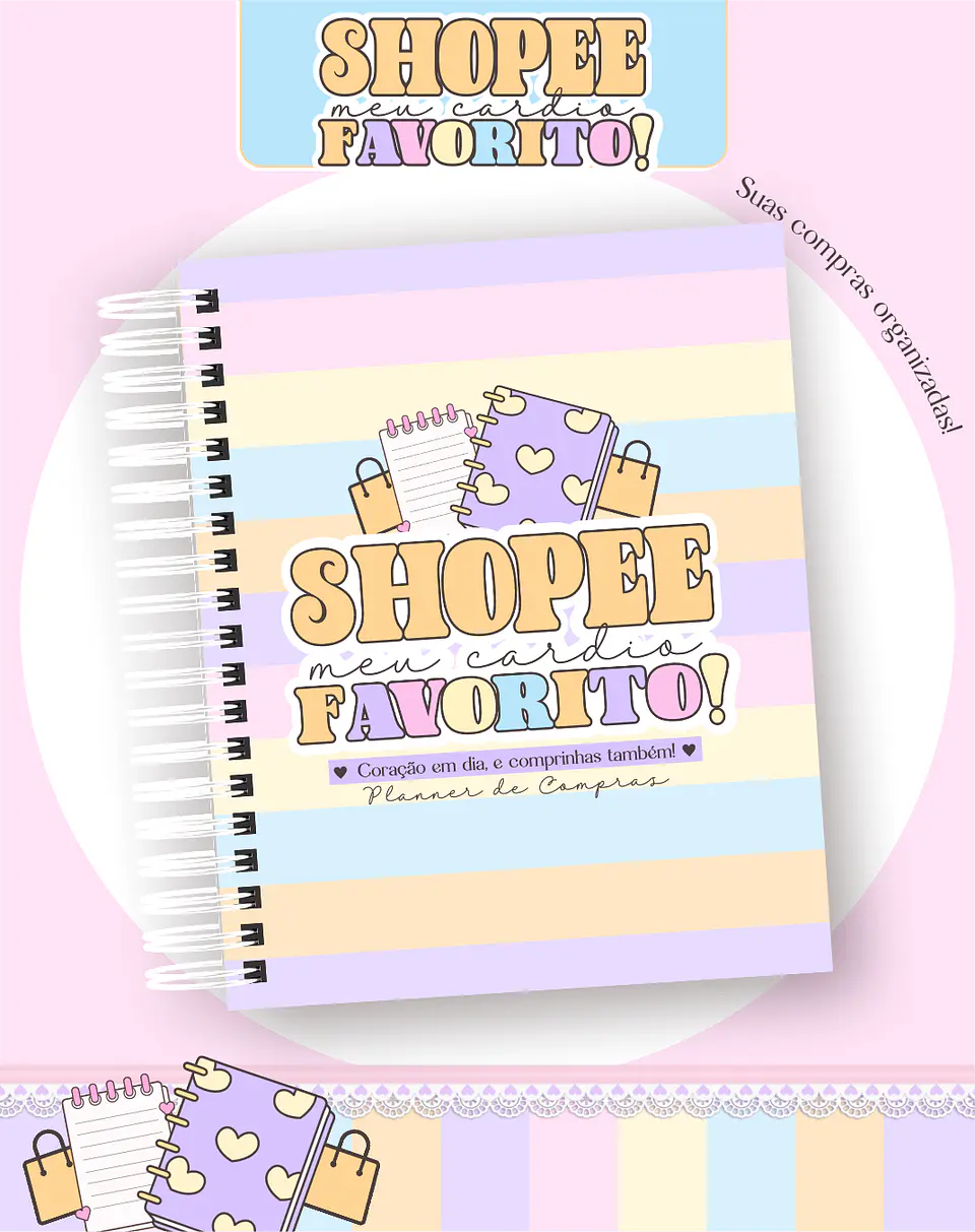 COMBO Planner Shopee Controlada Arquivo Digital 2