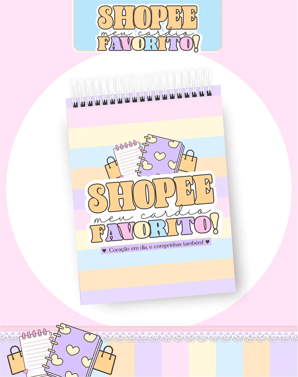 COMBO Planner Shopee Controlada Arquivo Digital 3
