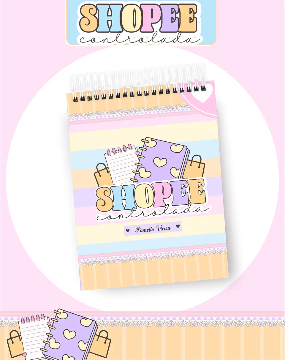 COMBO Planner Shopee Controlada Arquivo Digital 4