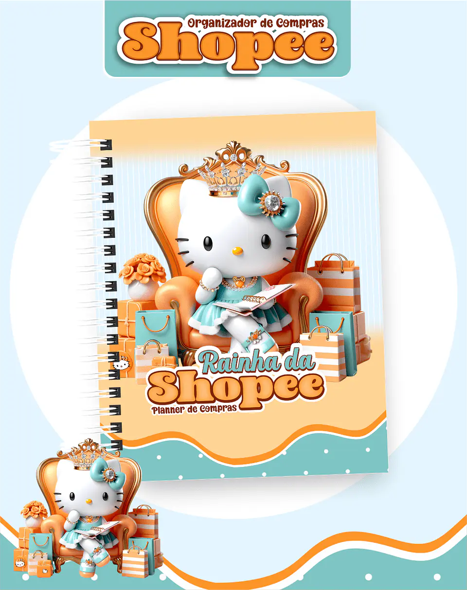 COMBO Planner Shopee Controlada Arquivo Digital 5
