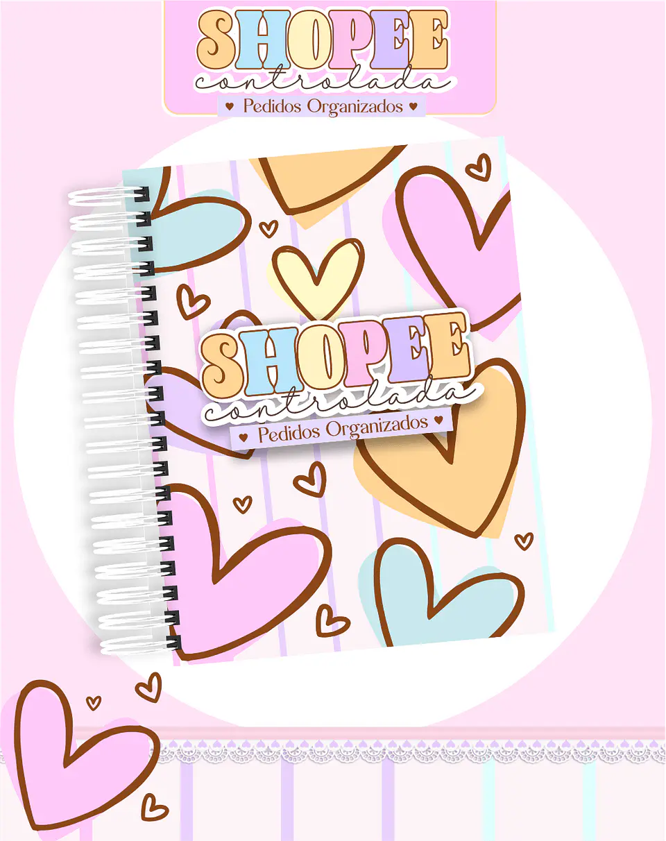 COMBO Planner Shopee Controlada Arquivo Digital 12