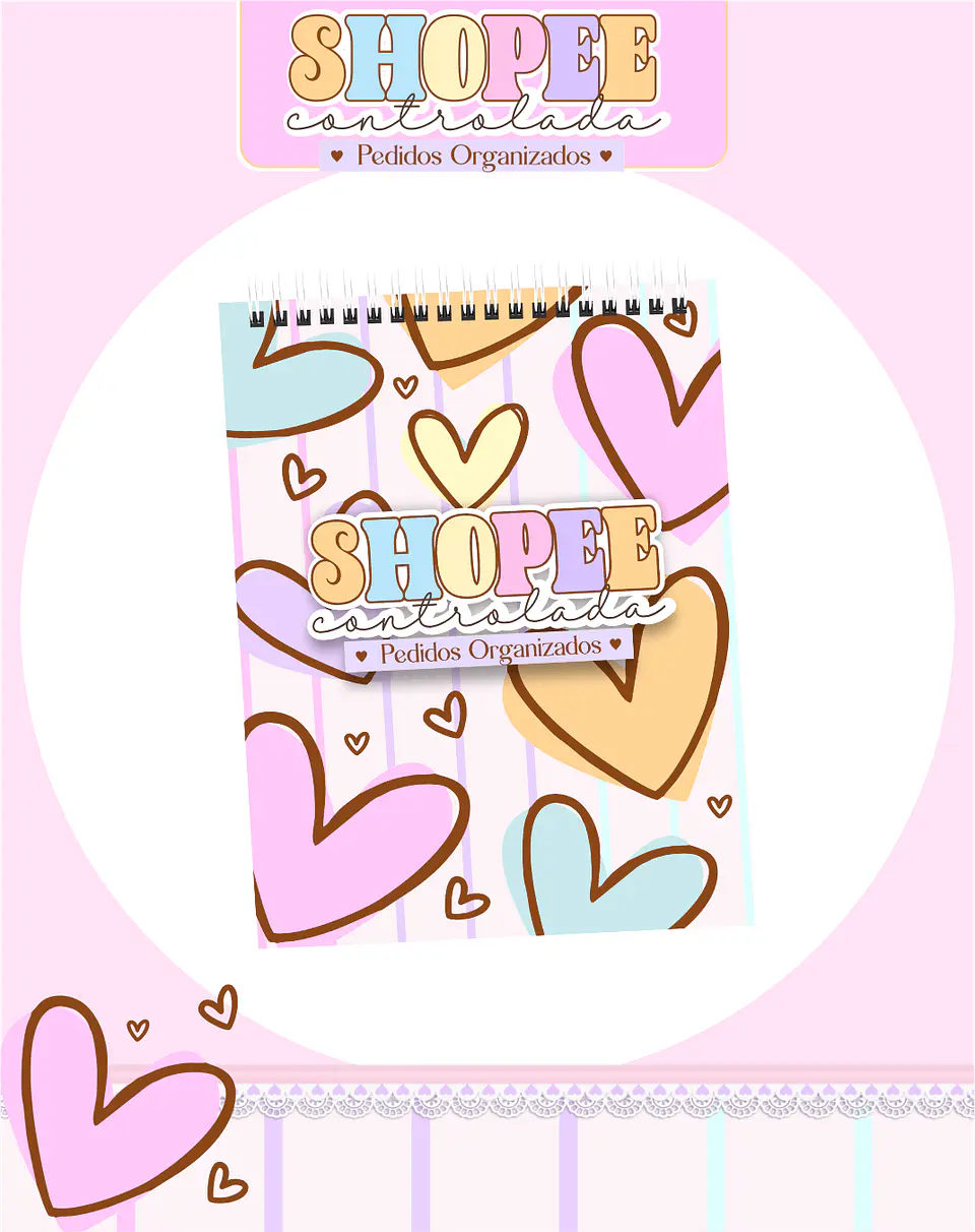 COMBO Planner Shopee Controlada Arquivo Digital 13