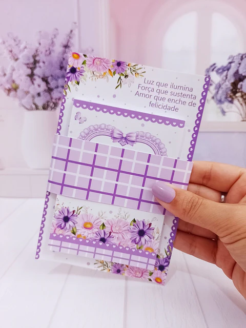 Kit Bloquinho + Card + Cinta – Dia das Mães
