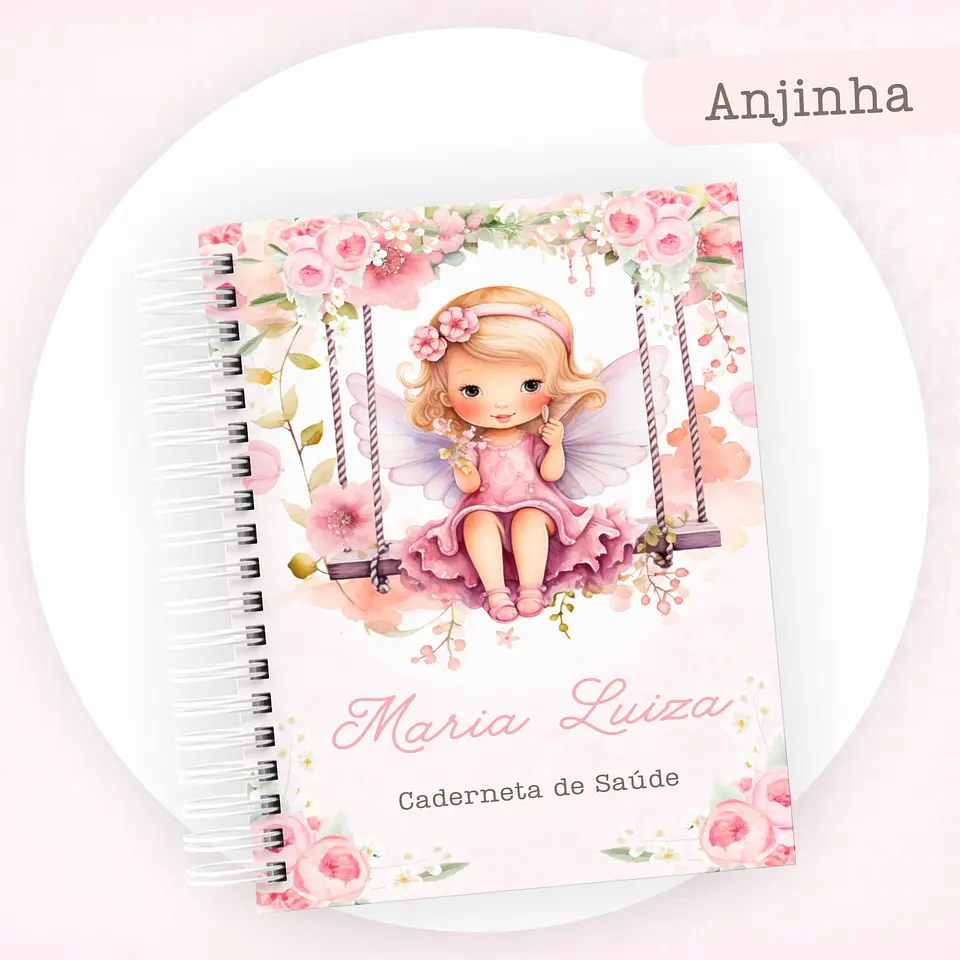 Arquivo Digital Caderneta e Livro do Bebê Anjinha 2