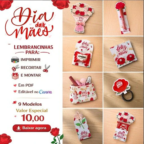 Arquivo de Corte Mimos Lembrancinhas Dia Das Mães