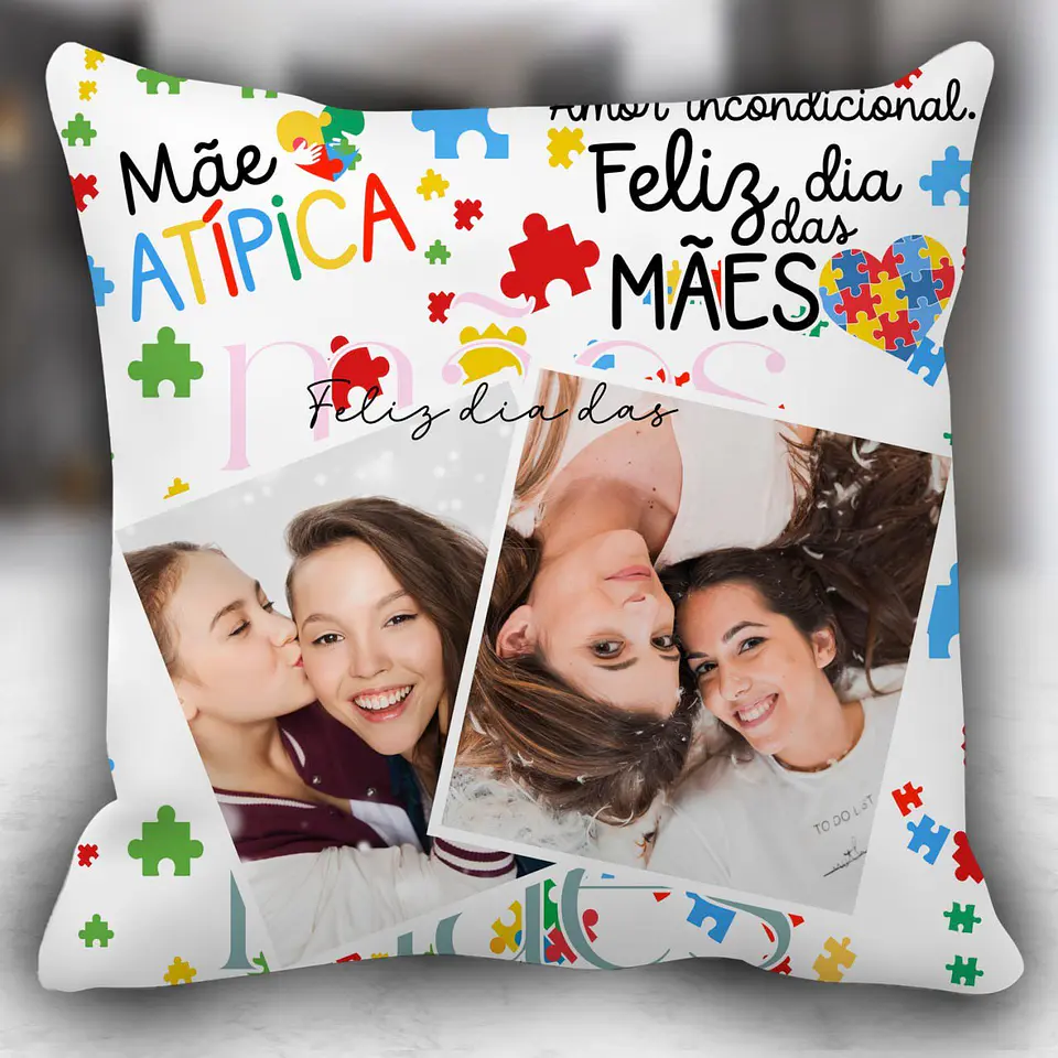 Arquivo Digital Kit Azulejo + Almofada Dia das Mães 3